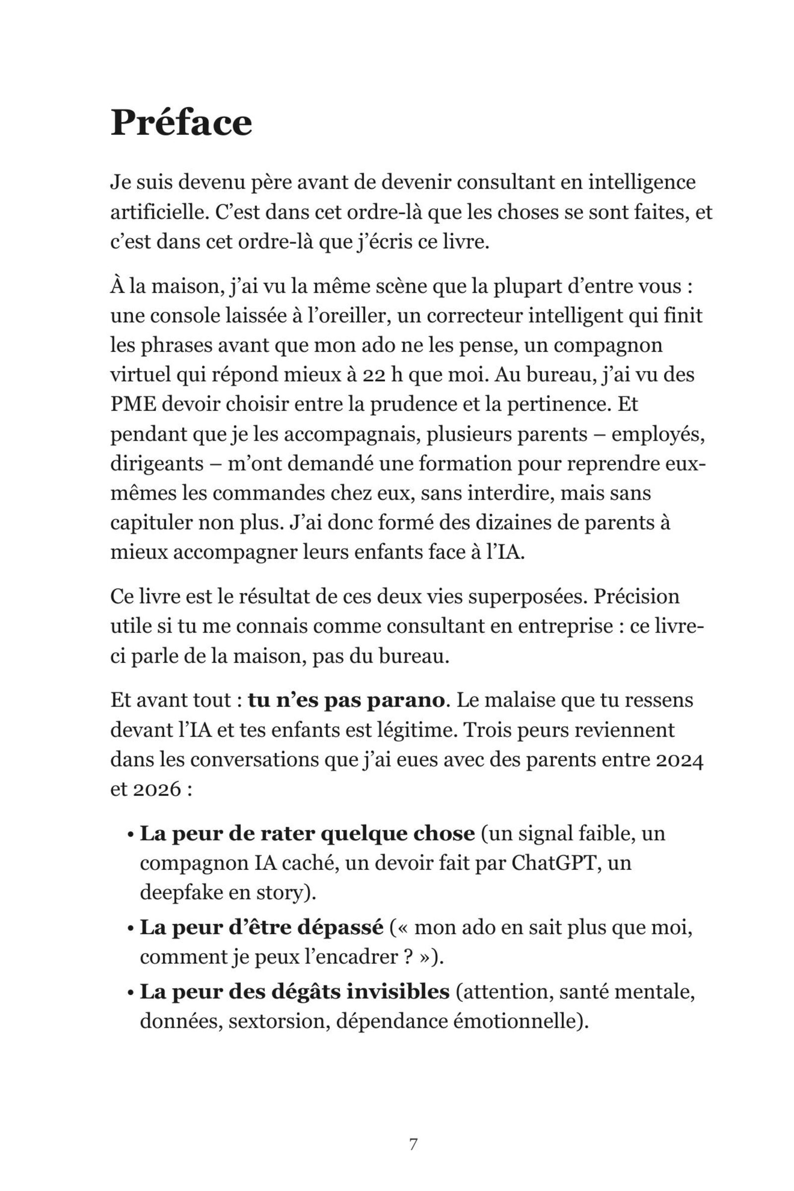 Page 3 de l'extrait de L'IA pour les parents