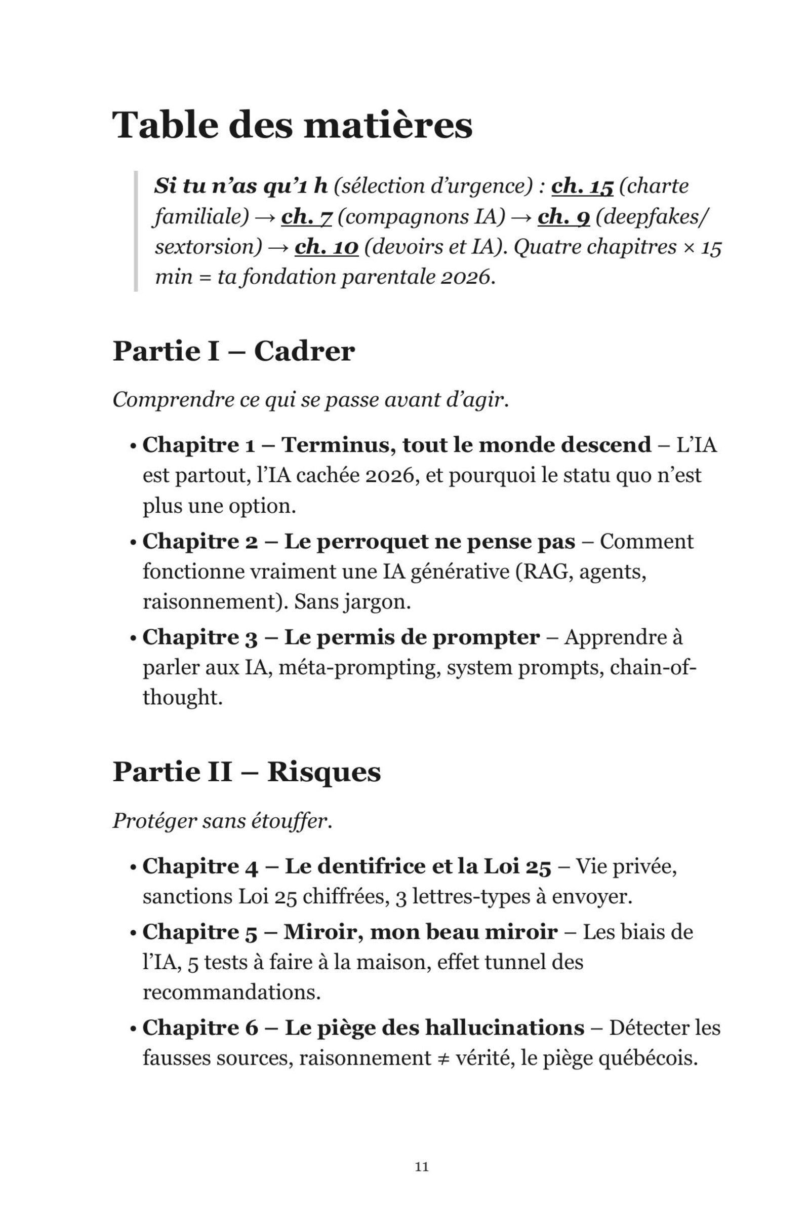 Page 7 de l'extrait de L'IA pour les parents