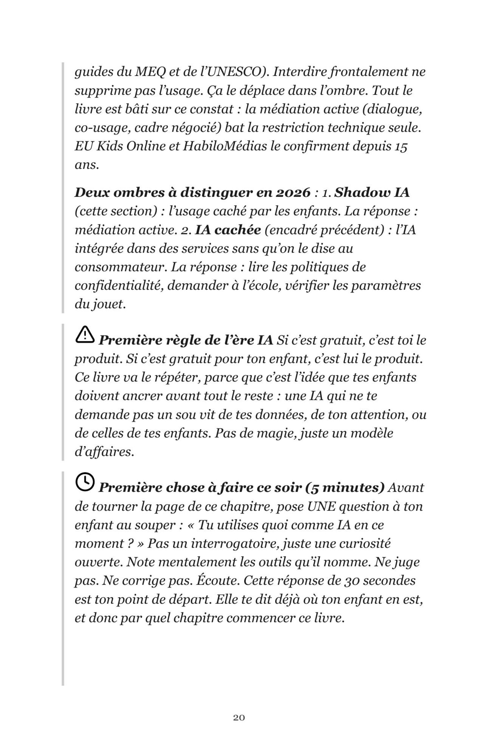 Page 16 de l'extrait de L'IA pour les parents