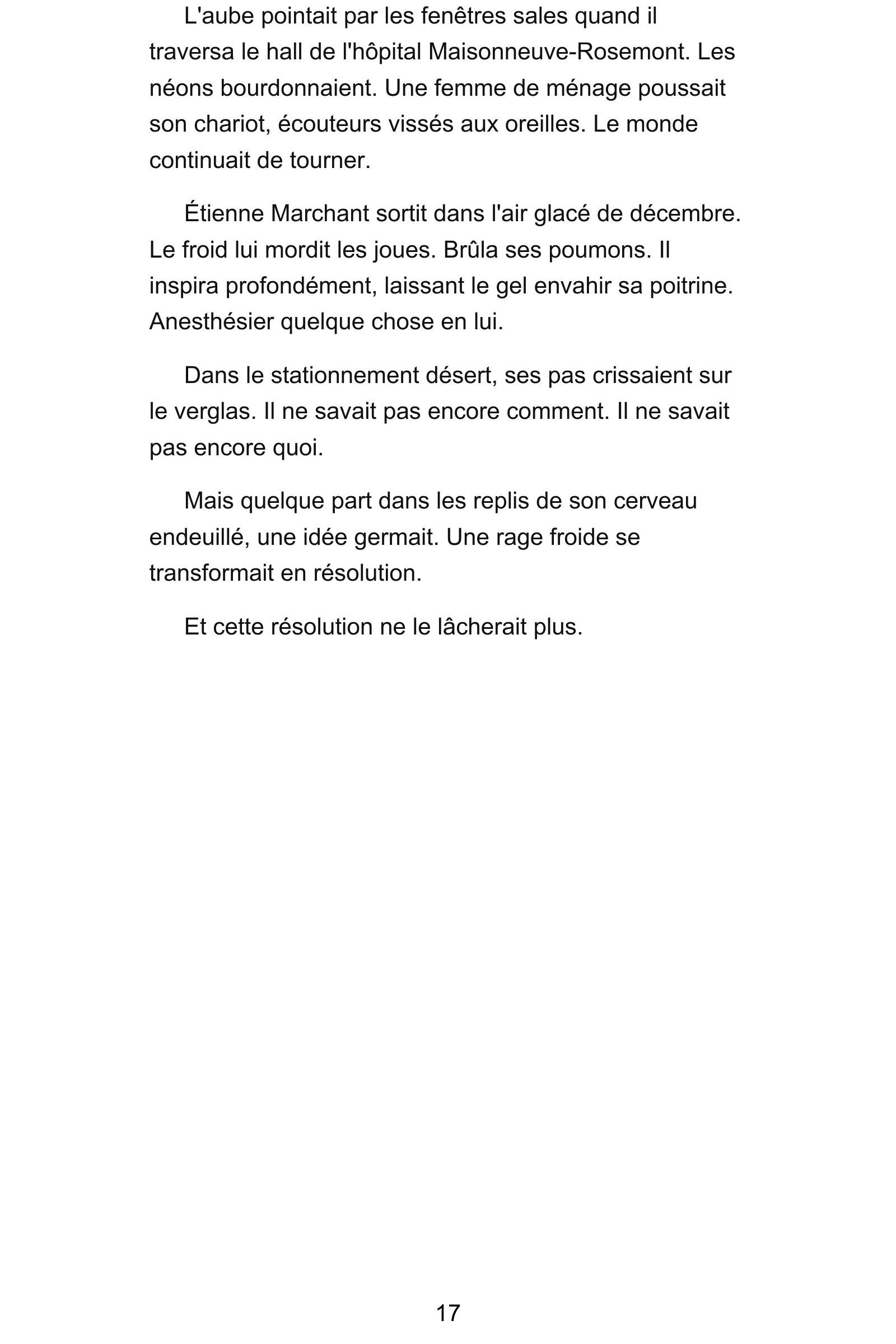 Page 18 de l'extrait de Nexus Neural : Tome 1 - L'Éveil