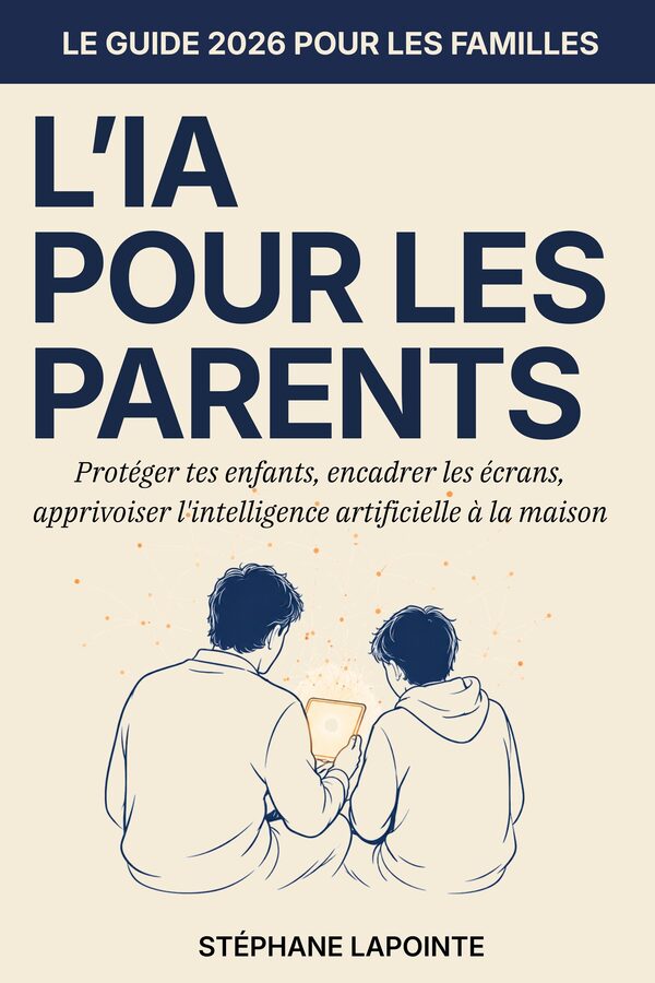 L'IA pour les parents - Protéger tes enfants, encadrer les écrans, apprivoiser l'intelligence artificielle à la maison - par Stéphane Lapointe
