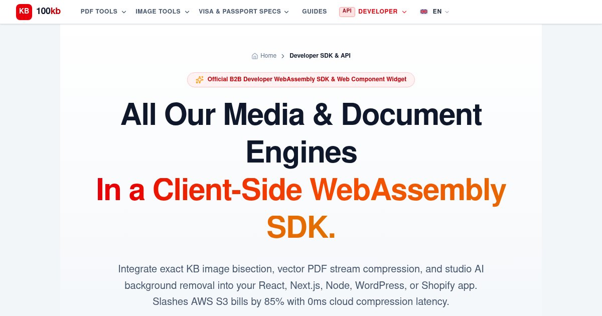Capture d'écran de 100kb-SDK