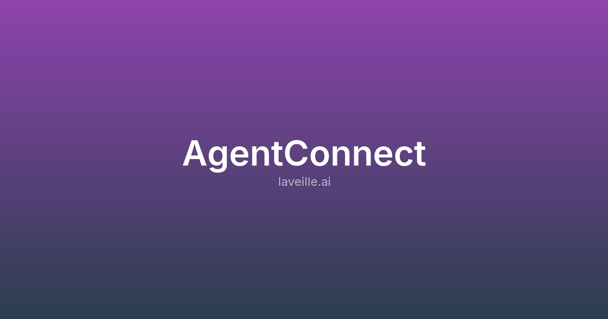 Capture d'écran de AgentConnect