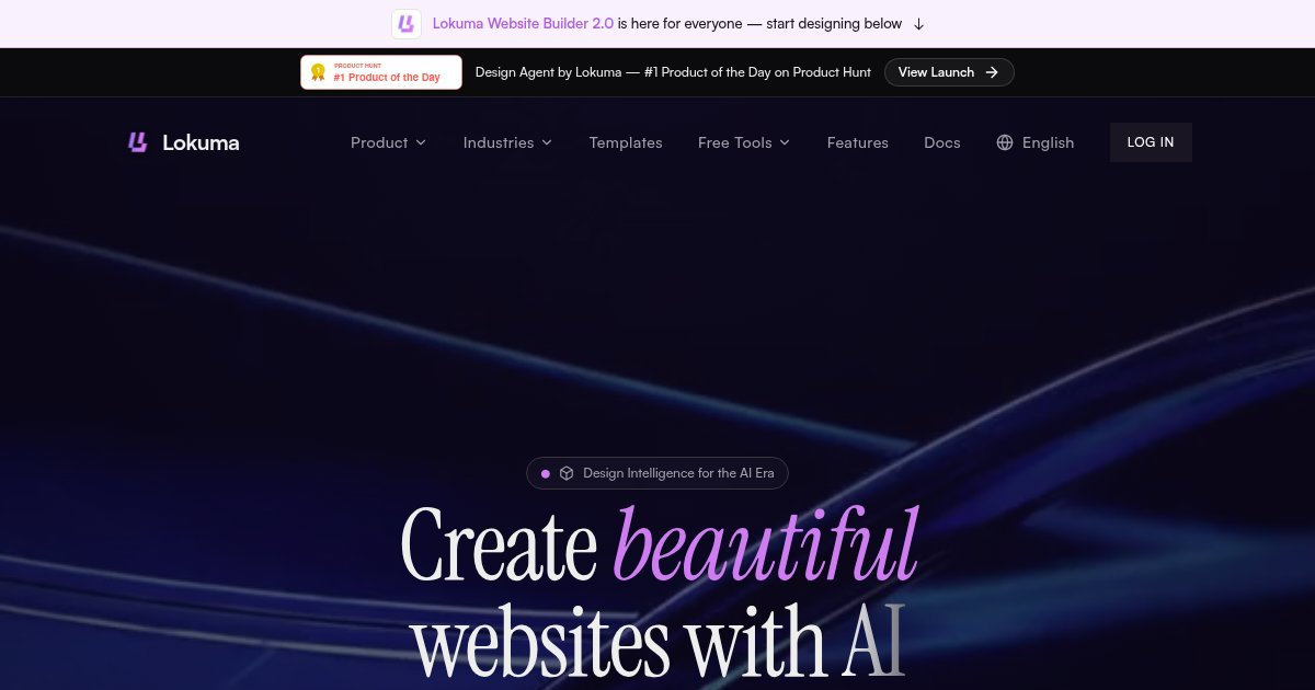 Capture d'écran de Agentic Website Builder 2.0 by Lokuma