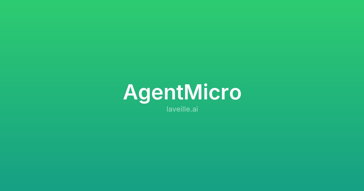 Capture d'écran de AgentMicro