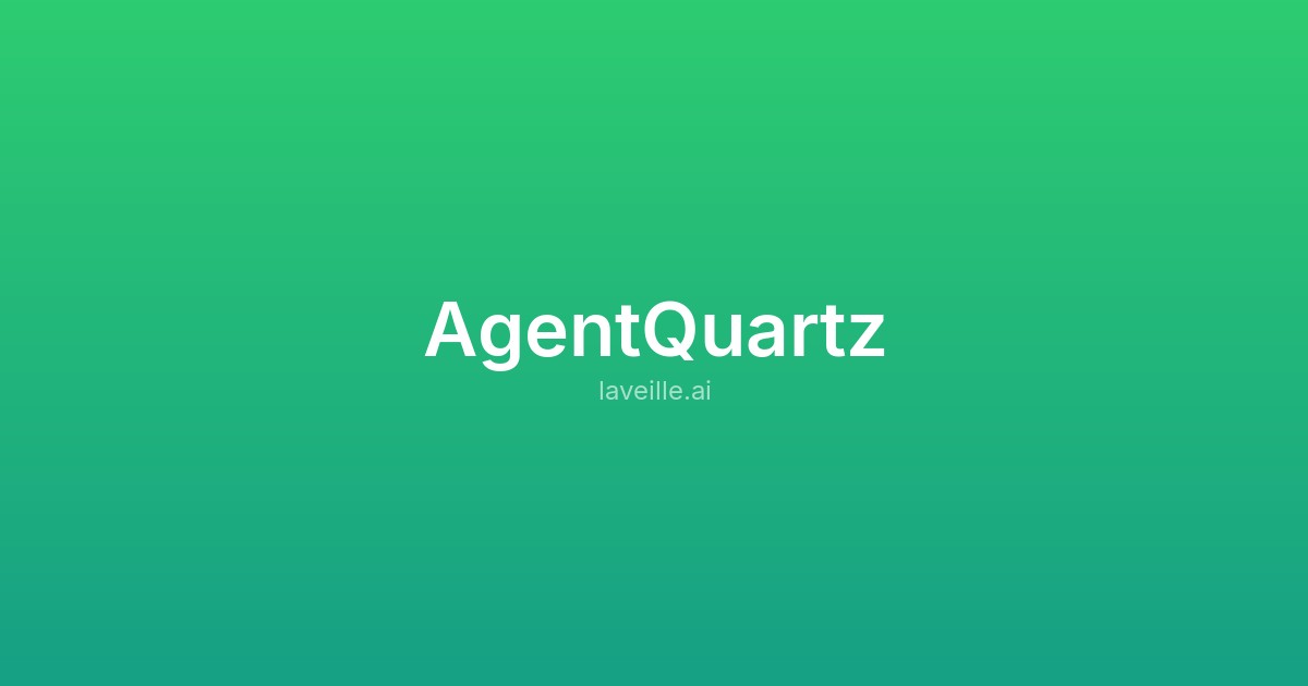 Capture d'écran de AgentQuartz