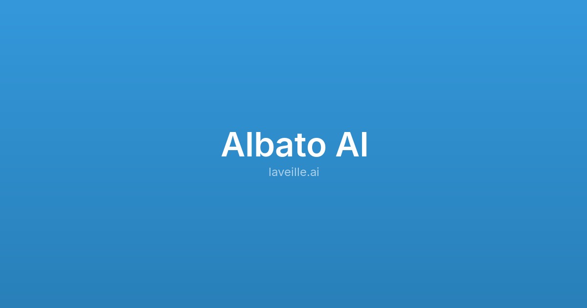 Capture d'écran de Albato AI