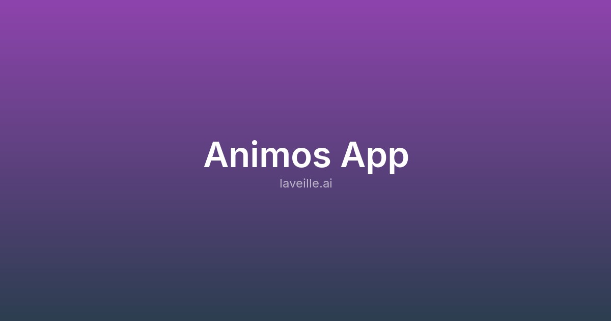 Capture d'écran de Animos App