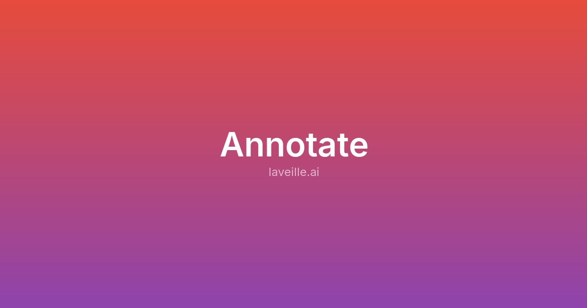 Capture d'écran de Annotate