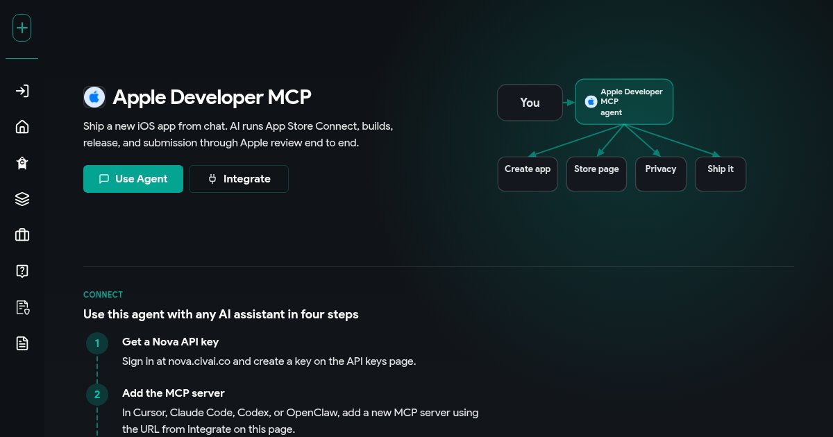 Capture d'écran de Apple Developer MCP, App Store Connect via Your AI Assistants