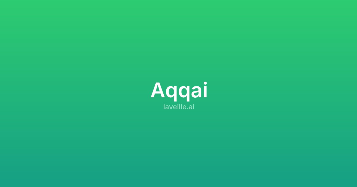Capture d'écran de Aqqai
