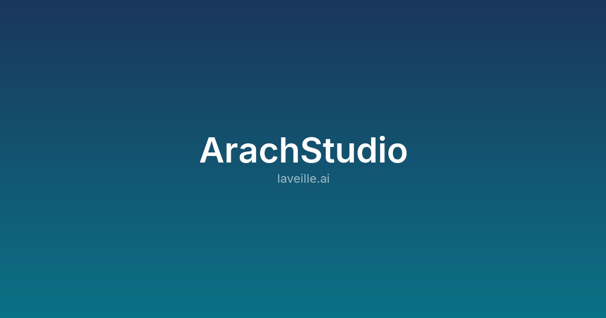 Capture d'écran de ArachStudio