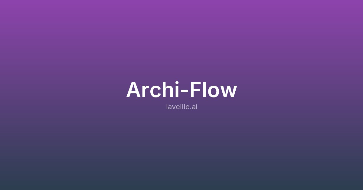 Capture d'écran de Archi-Flow