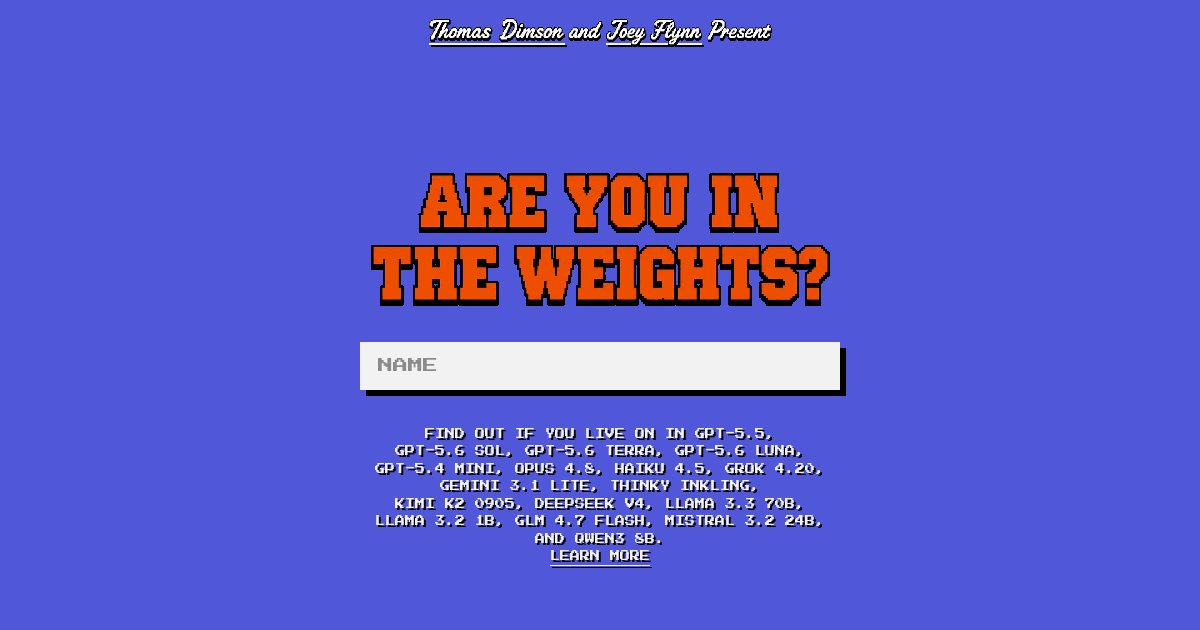 Capture d'écran de Are you in the Weights?