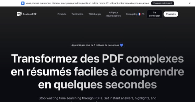 Capture d ecran de Ask PDF