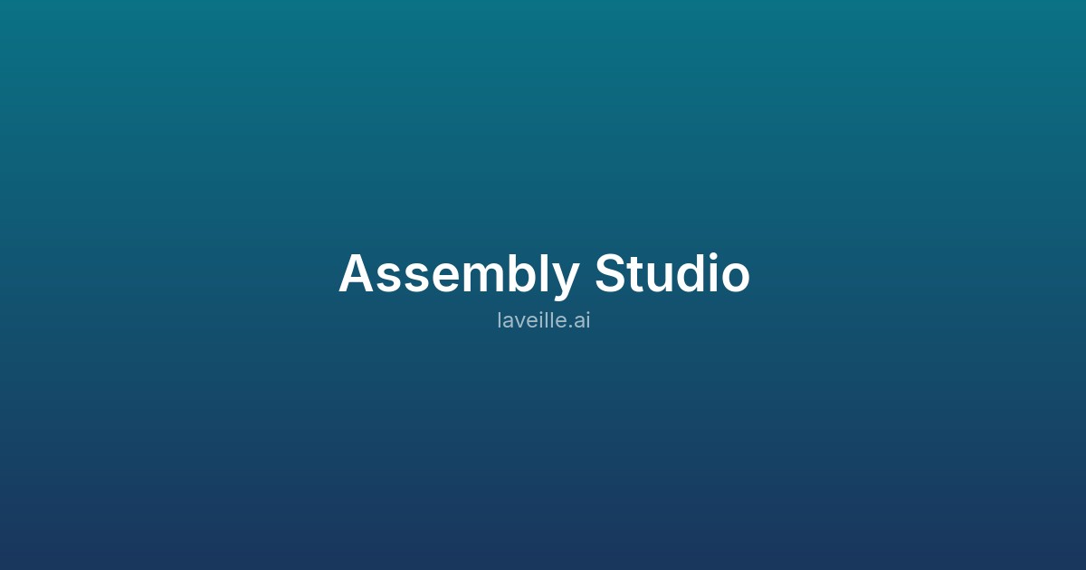 Capture d'écran de Assembly Studio
