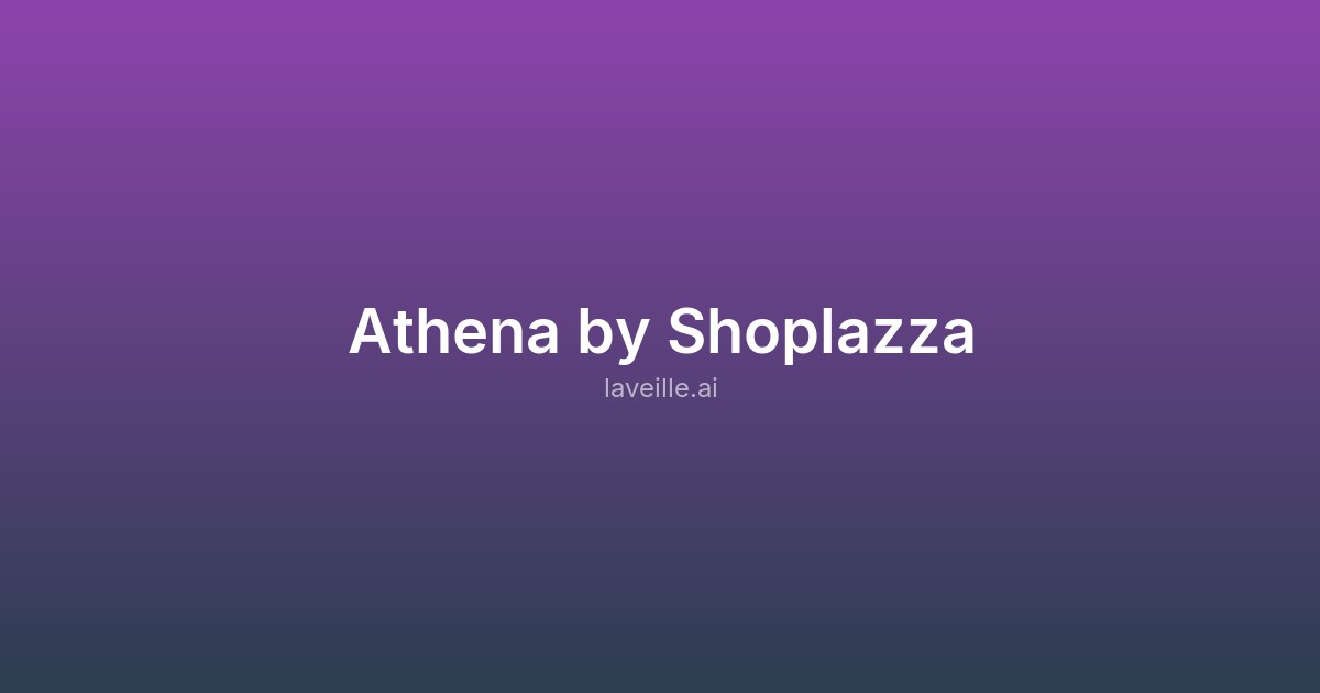 Capture d'écran de Athena by Shoplazza