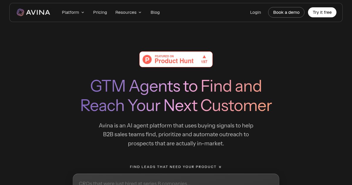 Capture d ecran de Avina