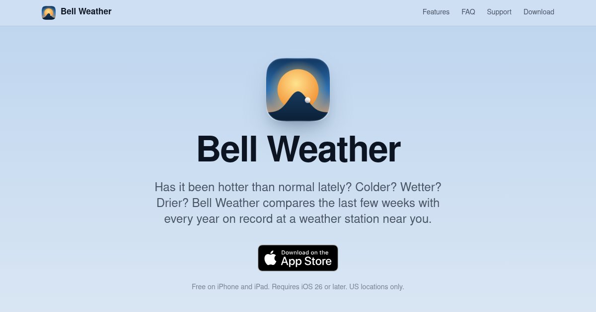 Capture d'écran de Bell Weather