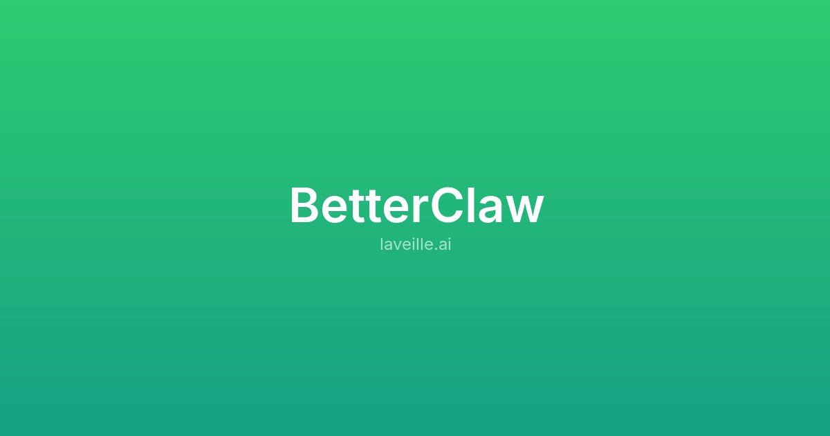 Capture d'écran de BetterClaw