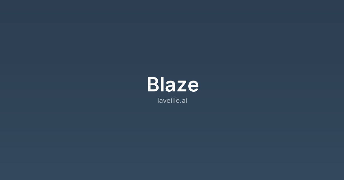 Capture d'écran de Blaze