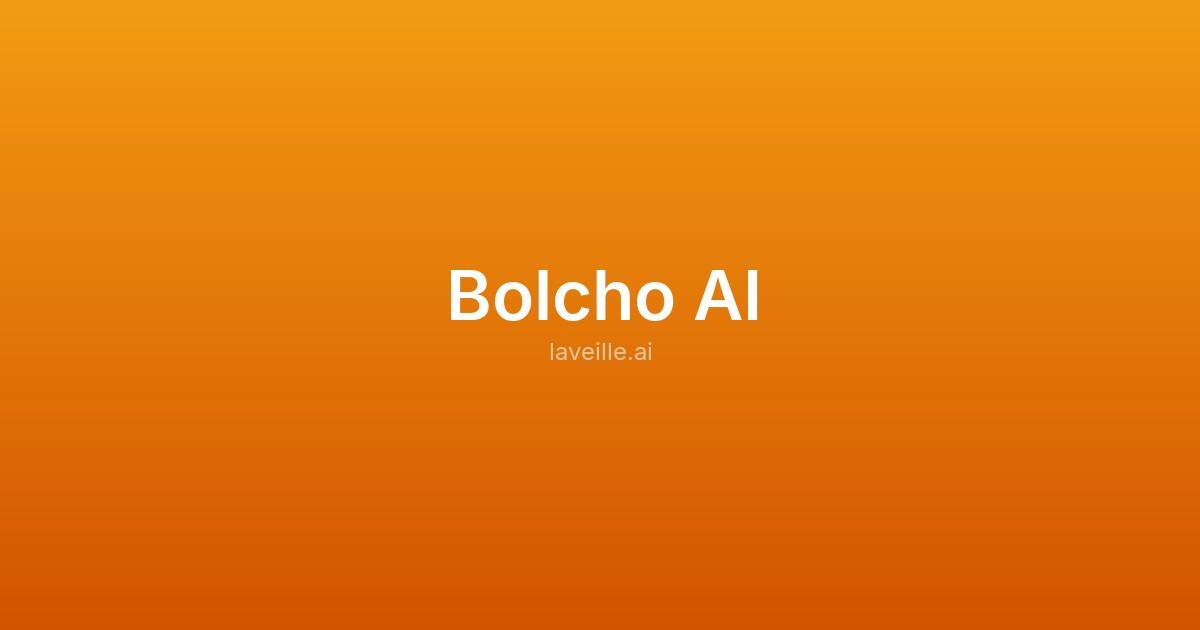 Capture d'écran de Bolcho AI