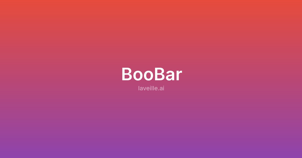 Capture d'écran de BooBar