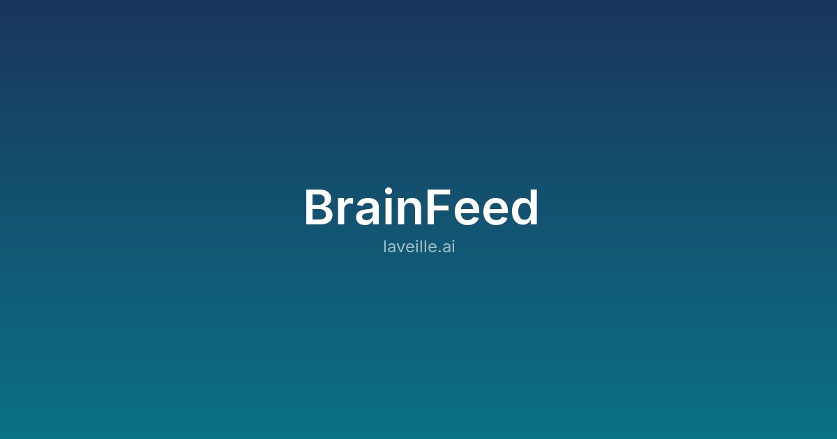 Capture d'écran de BrainFeed