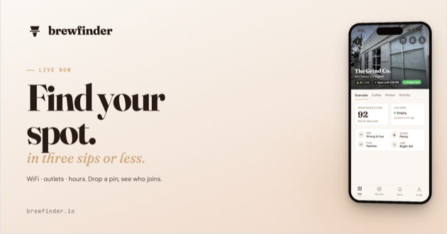 Capture d'écran de Brew Finder