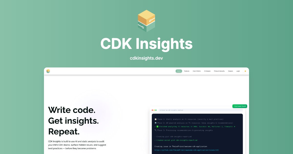 Capture d'écran de CDK Insights