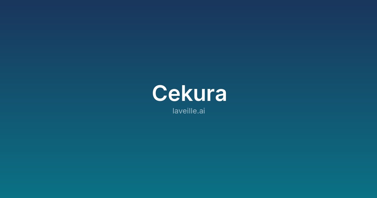 Capture d'écran de Cekura