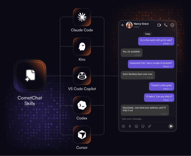 Capture d'écran de Chat Skills for AI Agents