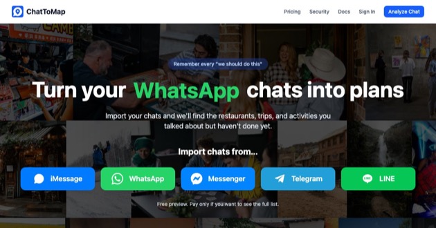 Capture d'écran de ChatToMap