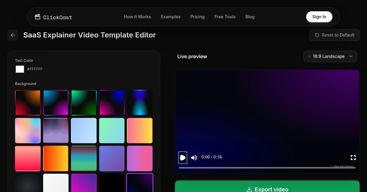 Capture d'écran de Checkout the new Customisable Template feature for marketing content