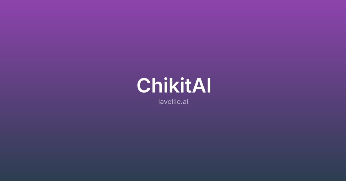 Capture d'écran de ChikitAI