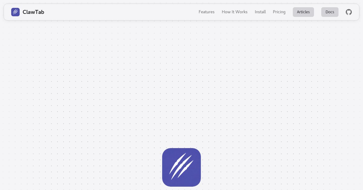 Capture d ecran de ClawTab