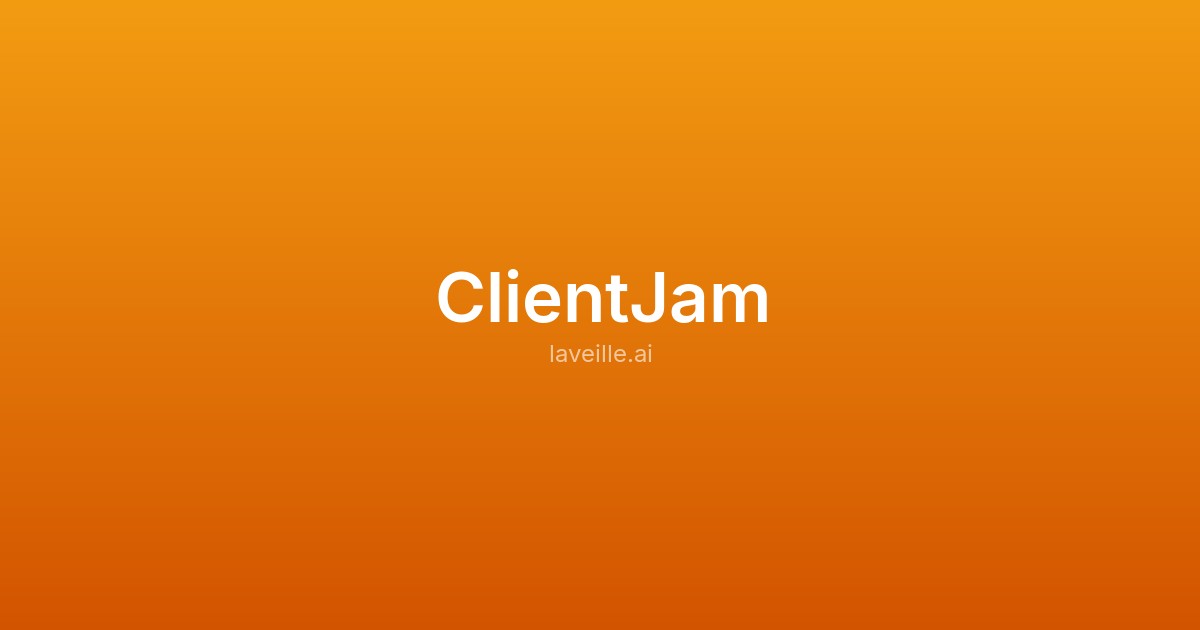 Capture d'écran de ClientJam