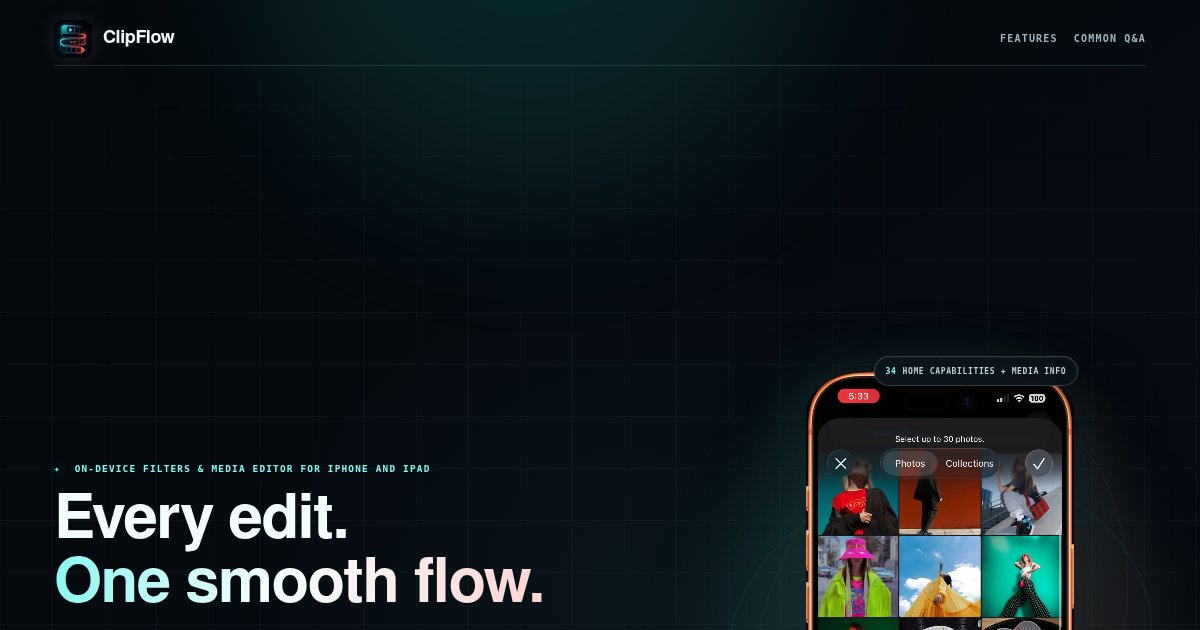 Capture d'écran de ClipFlow