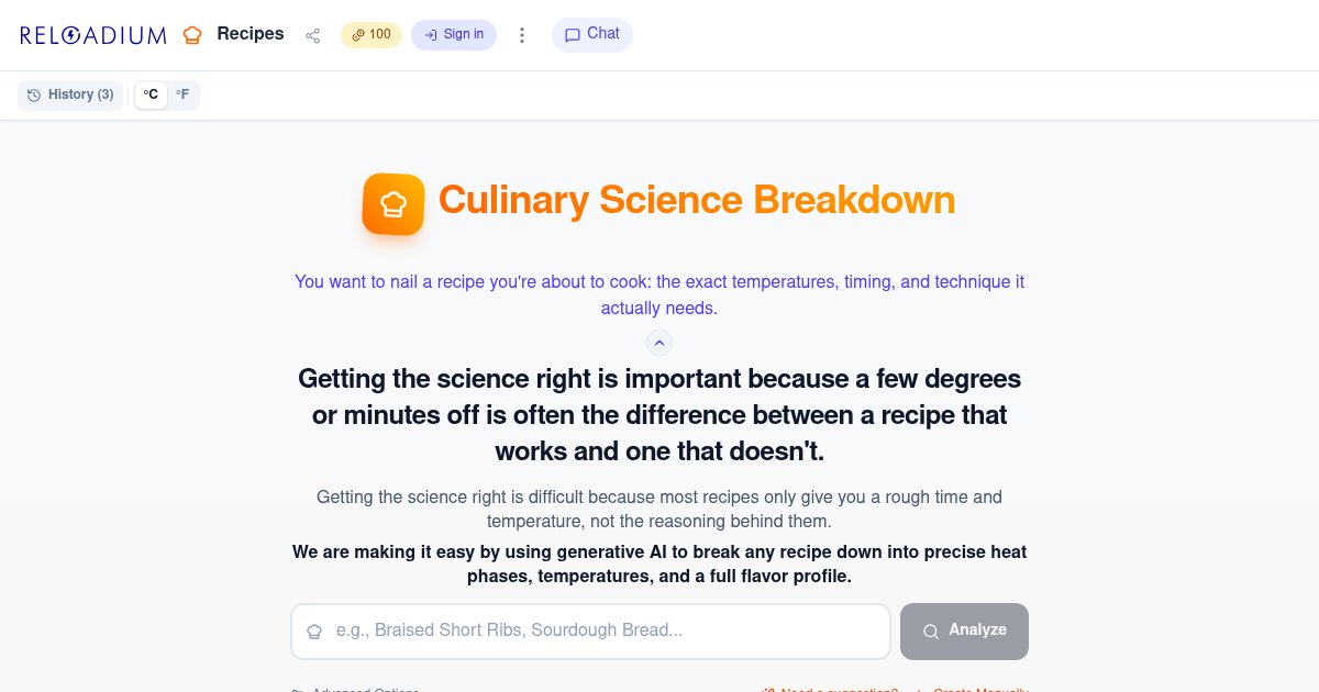 Capture d'écran de Cook perfectly with highly precise recipes