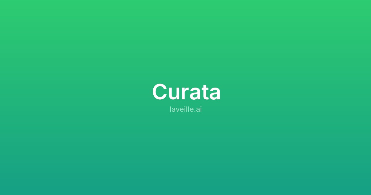 Capture d'écran de Curata