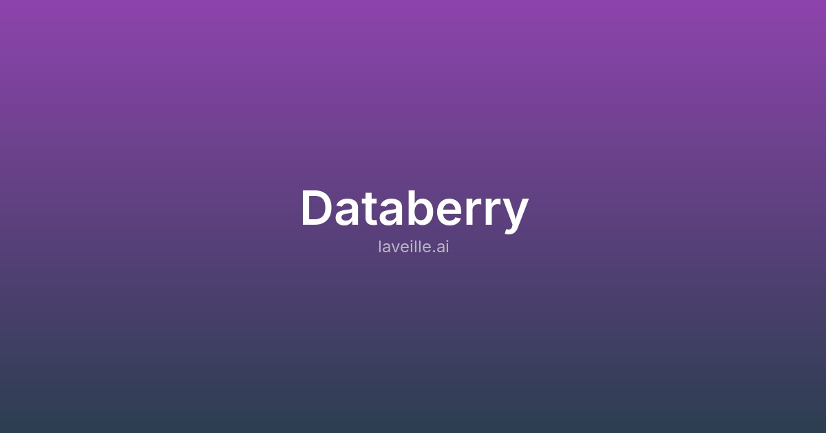 Capture d'écran de Databerry