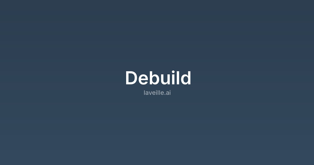 Capture d ecran de Debuild