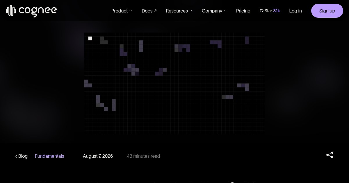 Capture d'écran de Detailed Guide to Agent Memory