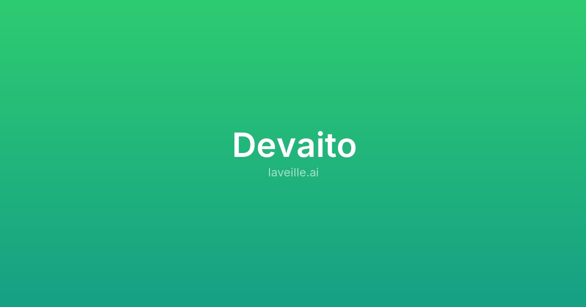 Capture d'écran de Devaito