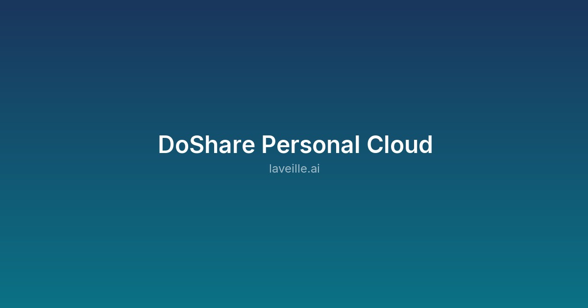 Capture d'écran de DoShare Personal Cloud
