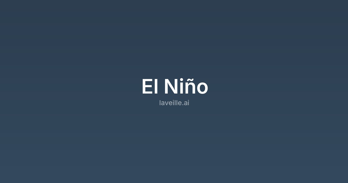 Capture d'écran de El Niño