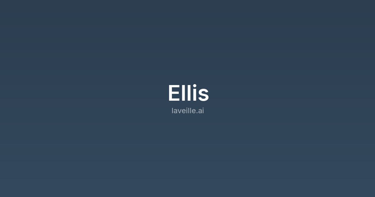 Capture d'écran de Ellis