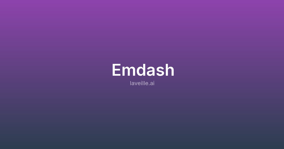 Capture d'écran de Emdash