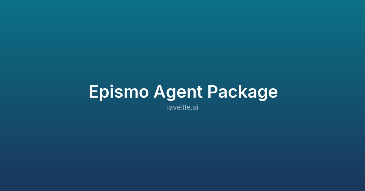 Capture d'écran de Epismo Agent Package