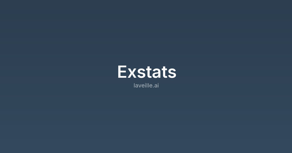 Capture d'écran de Exstats